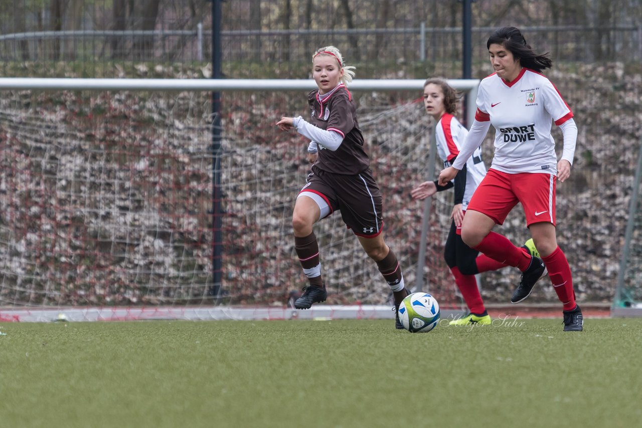 Bild 125 - B-Juniorinnen Walddoerfer - St.Pauli : Ergebnis: 4:1